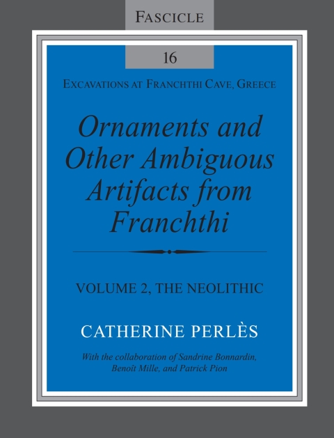 Cover image for book Ornaments and Other Ambiguous Artifacts from Franchthi