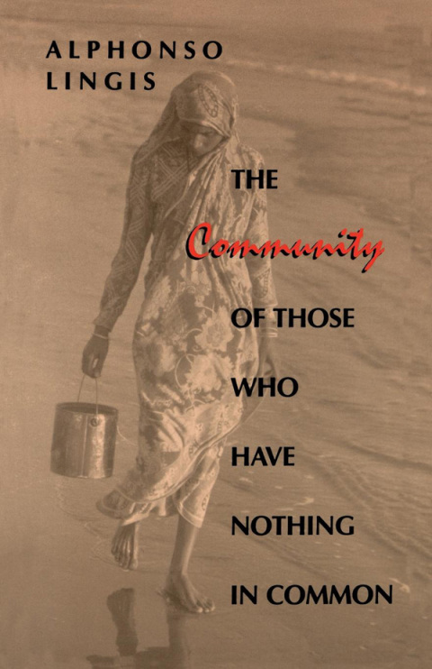 Cover image for book The Community of Those Who Have Nothing in Common