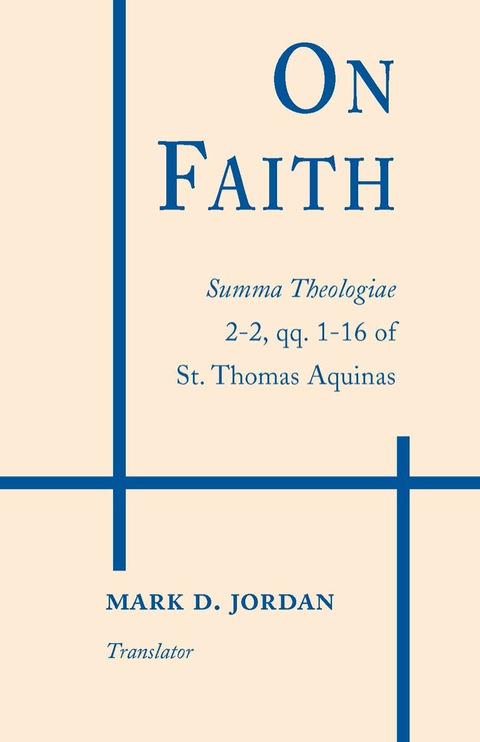 Cover image for book On Faith