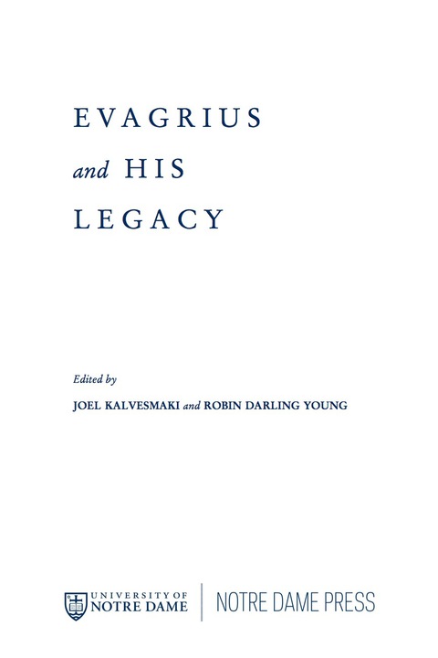 Cover image for book Evagrius and His Legacy