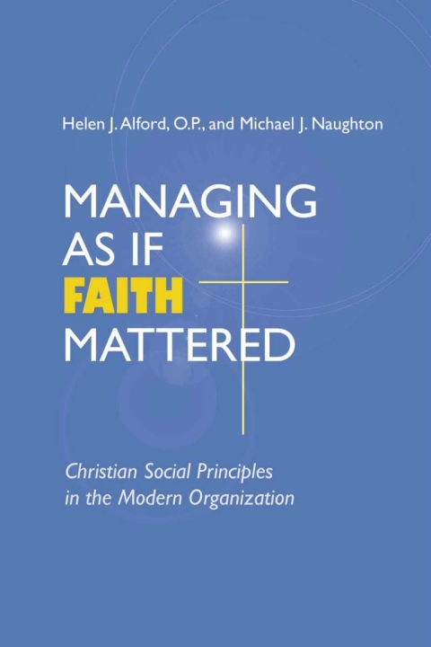 Cover image for book Managing As If Faith Mattered