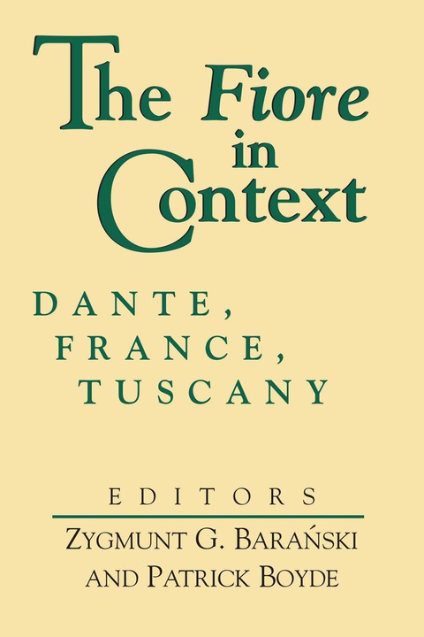Cover image for book Fiore in Context, The