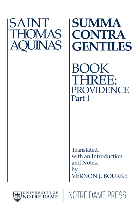 Cover image for book Summa Contra Gentiles