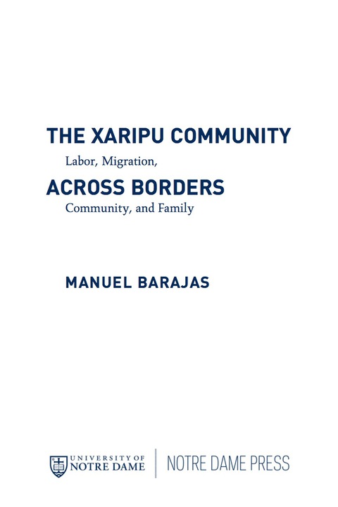 Cover image for book The Xaripu Community across Borders
