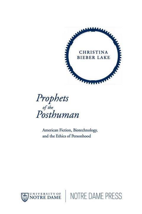Cover image for book Prophets of the Posthuman