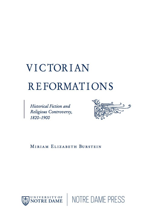 Cover image for book Victorian Reformations