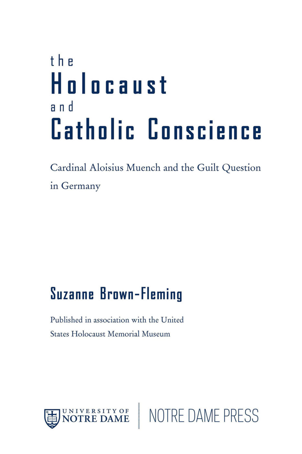 Reflowable The Holocaust and Catholic Conscience; $25.52