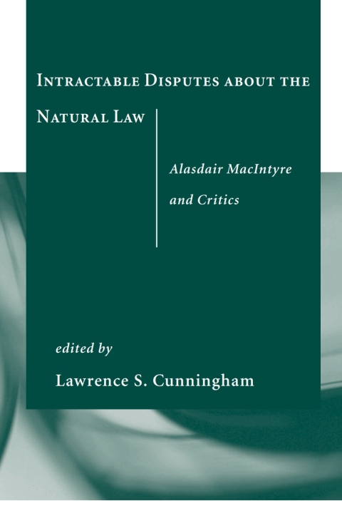 Cover image for book Intractable Disputes about the Natural Law