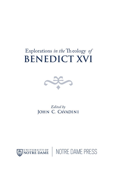 Cover image for book Explorations in the Theology of Benedict XVI