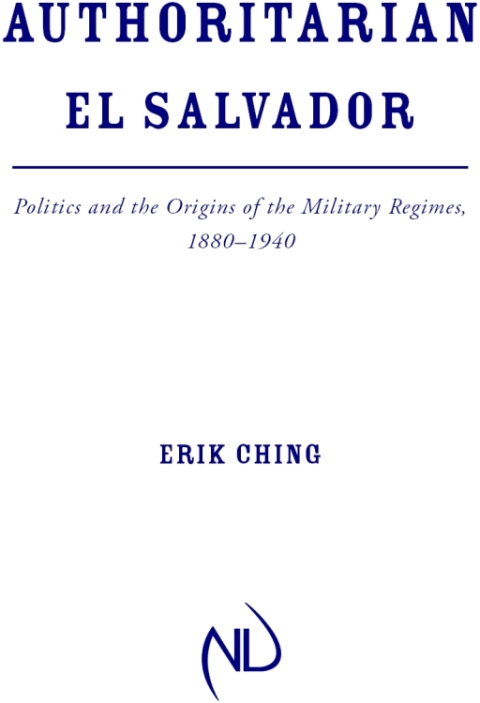 Cover image for book Authoritarian El Salvador