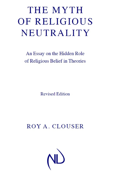 Cover image for book The Myth of Religious Neutrality, Revised Edition