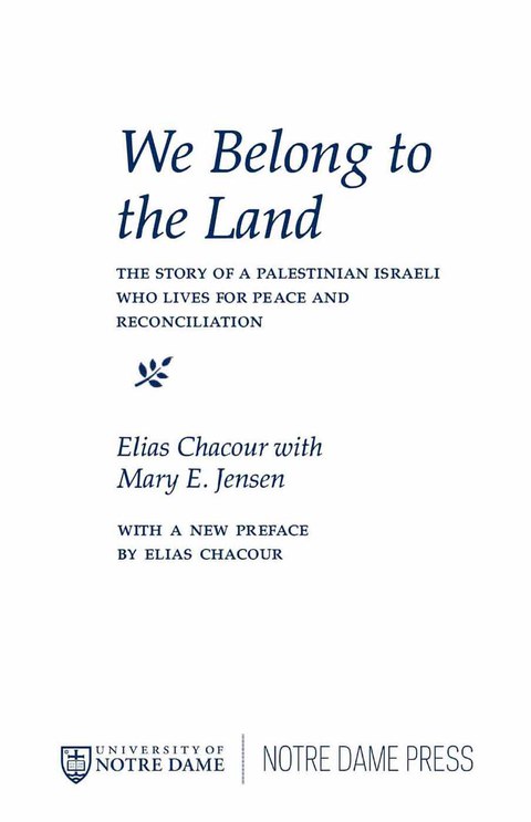 Cover image for book We Belong to the Land
