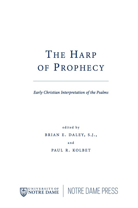 Cover image for book The Harp of Prophecy