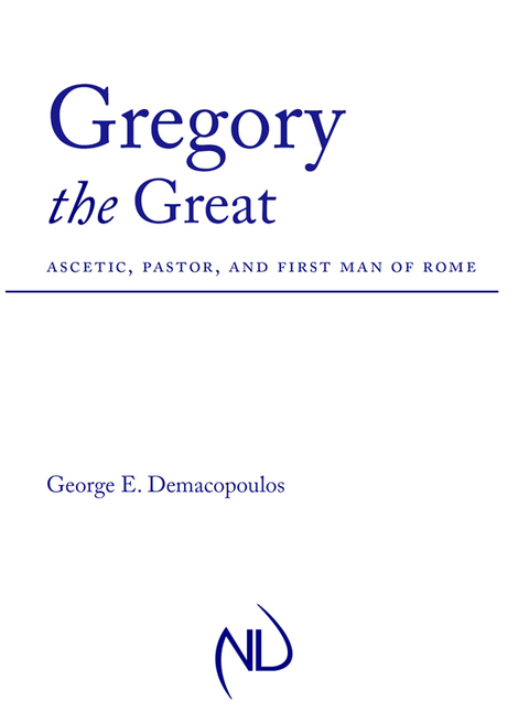 Cover image for book Gregory the Great