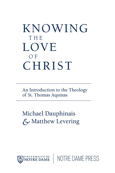 Cover image for book Knowing the Love of Christ