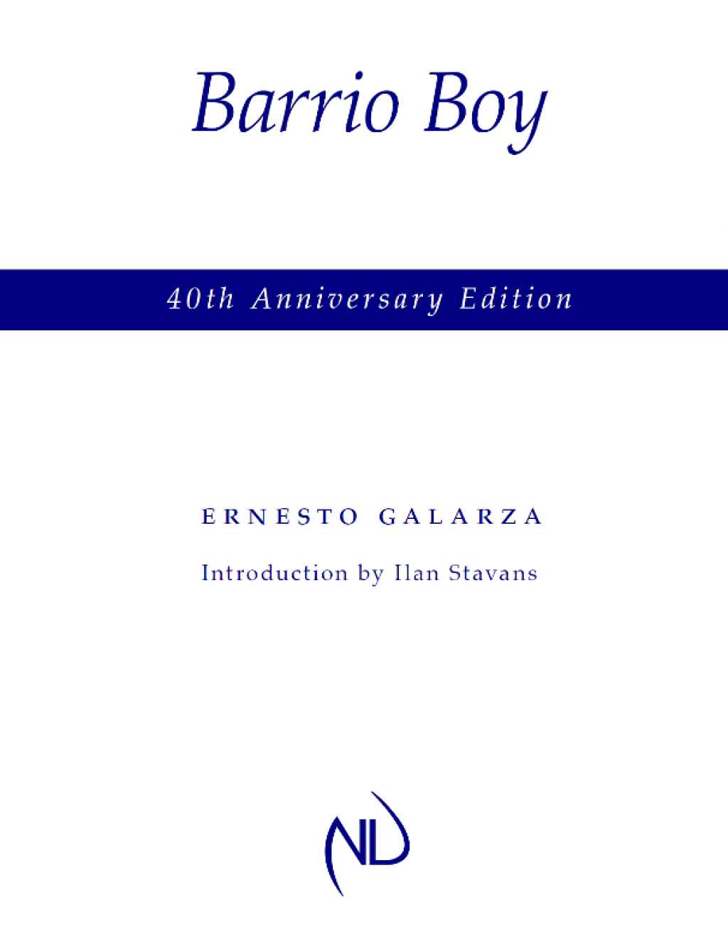 Reflowable Barrio Boy; $24.41