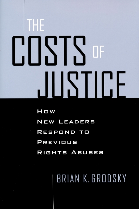 Cover image for book Costs of Justice