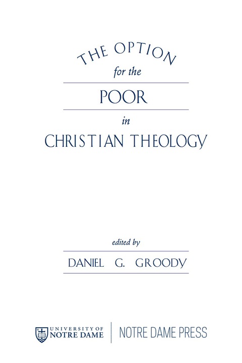 Cover image for book The Option for the Poor in Christian Theology