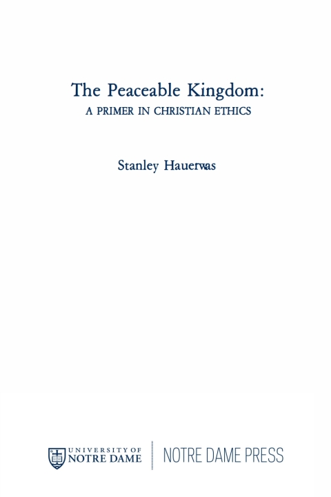 Cover image for book The Peaceable Kingdom