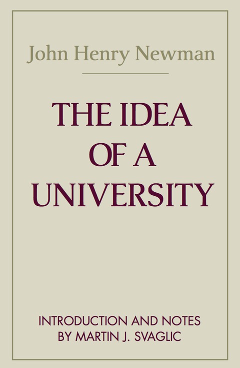 Cover image for book The Idea of a University