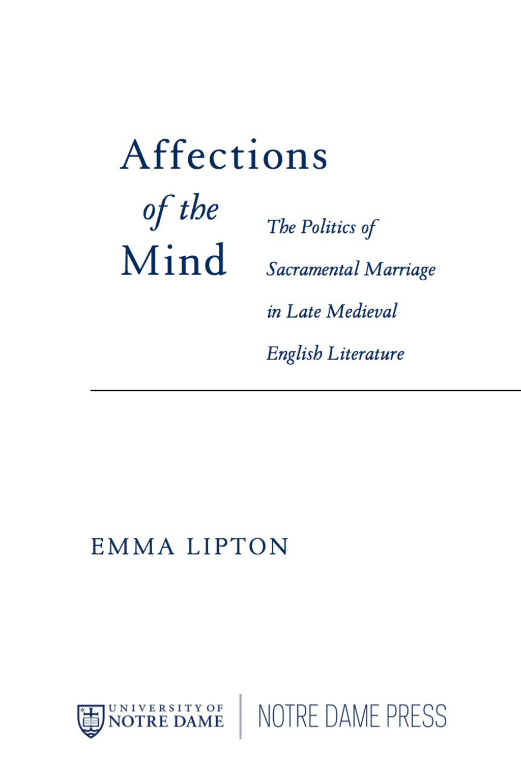 Page Fidelity Affections of the Mind; $35.51