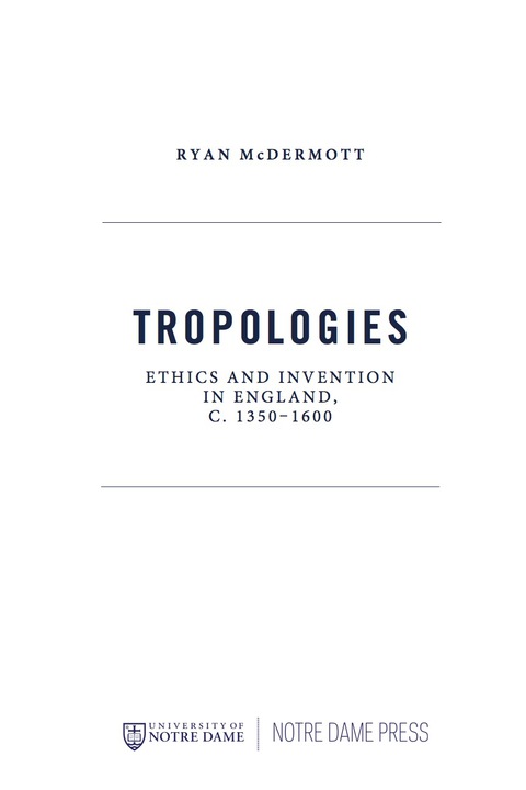 Cover image for book Tropologies