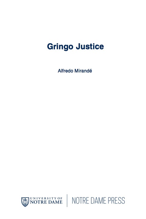 Cover image for book Gringo Justice
