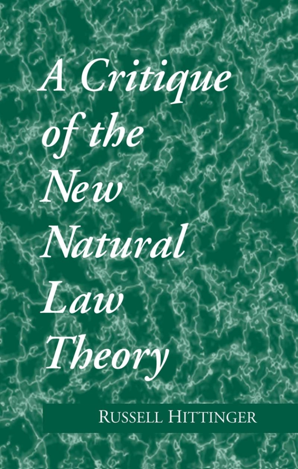 Page Fidelity Critique of the New Natural Law Theory; $31.07