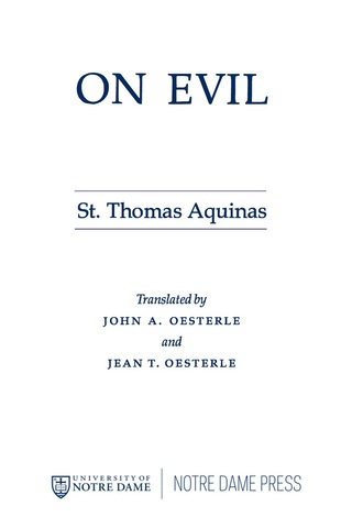 On Evil