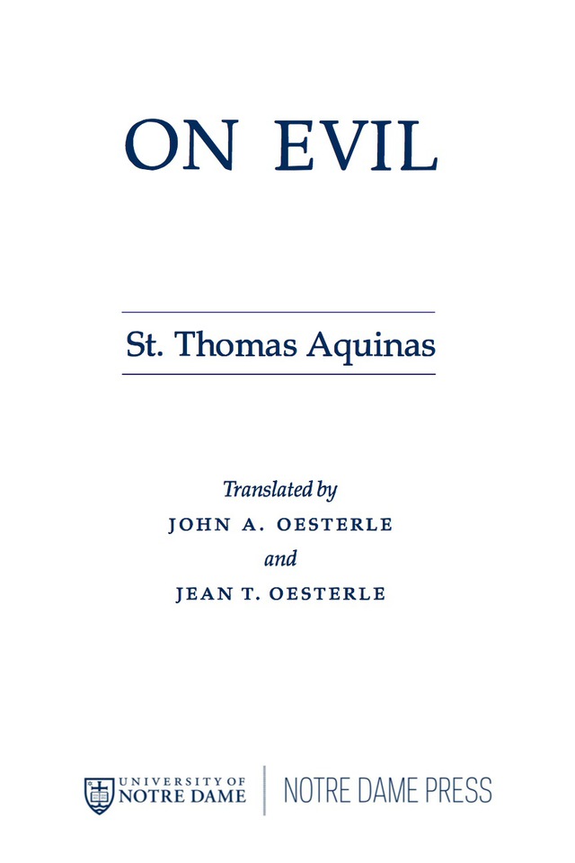 On Evil