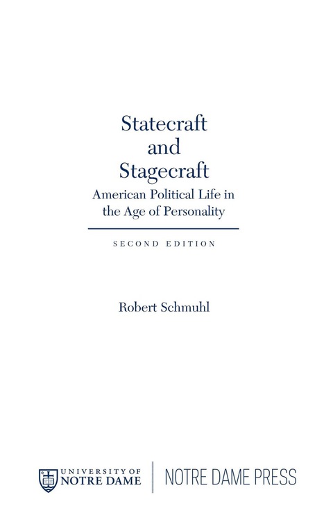 Cover image for book Statecraft and Stagecraft