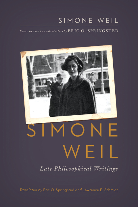 Cover image for book Simone Weil