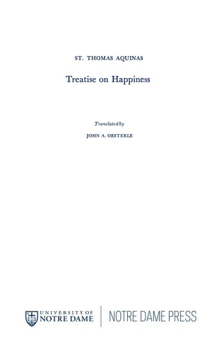 Treatise on Happiness