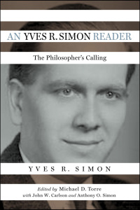 Cover image: An Yves R. Simon Reader 9780268108304