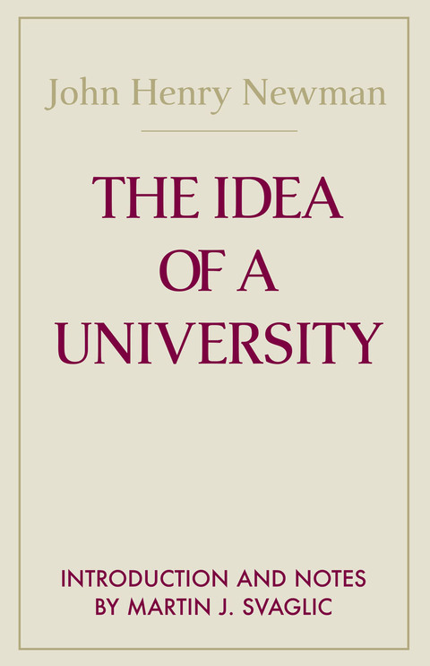 Cover image for book The Idea of a University
