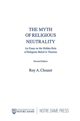 The Myth of Religious Neutrality (Revised Edition)
