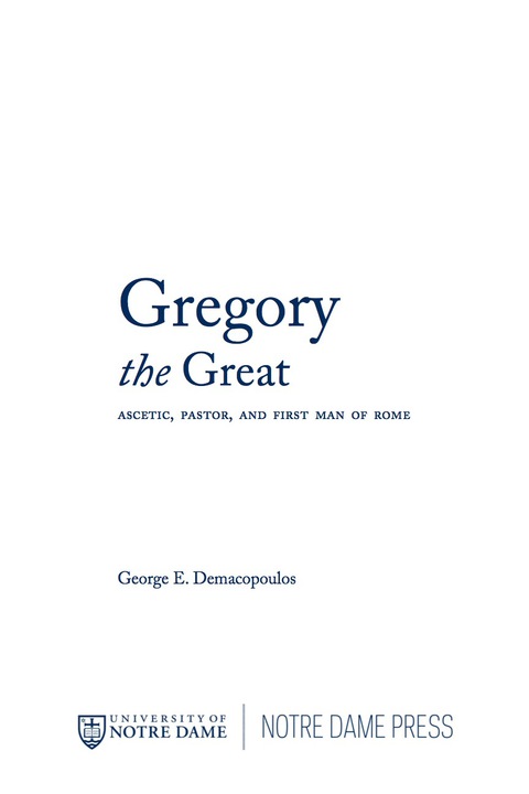 Cover image for book Gregory the Great