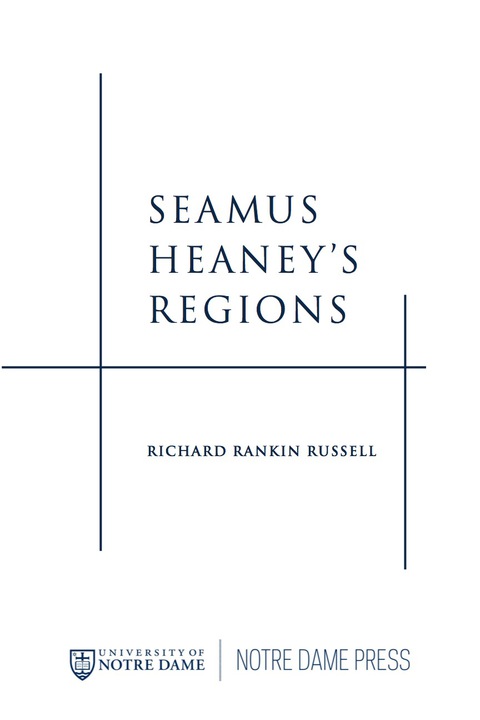 Cover image for book Seamus Heaney’s Regions