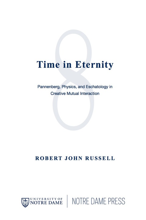 Cover image for book Time in Eternity