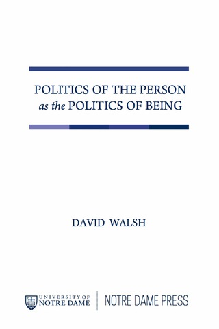 Politics of the Person as the Politics of Being
