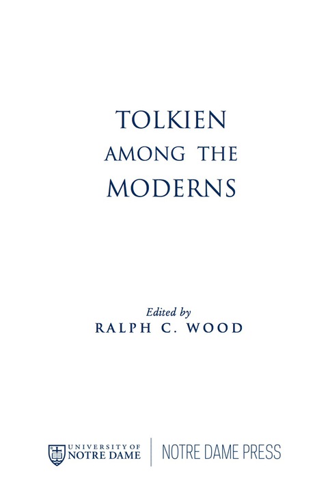 Cover image for book Tolkien among the Moderns