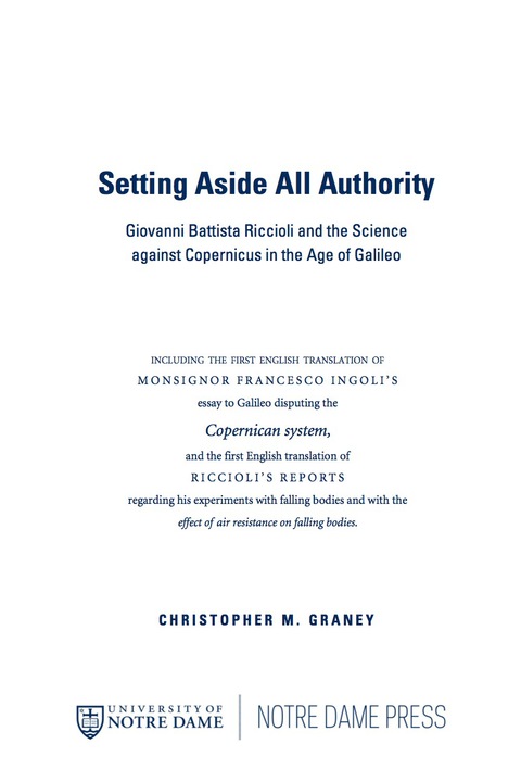 Cover image for book Setting Aside All Authority