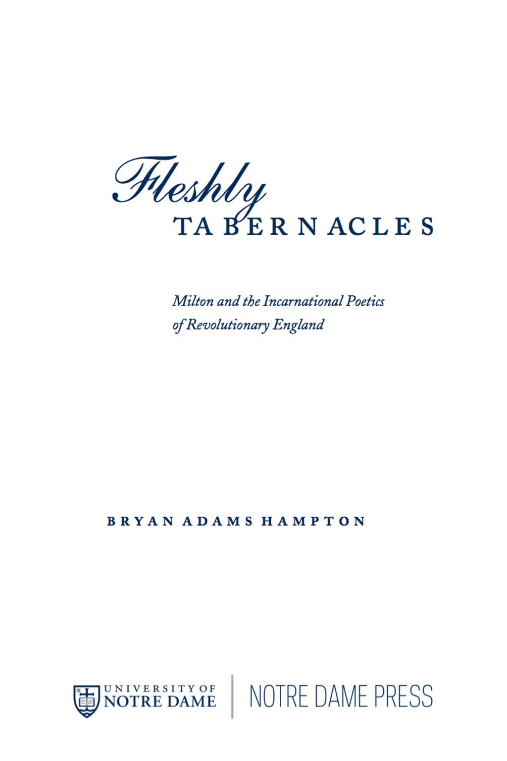 Page Fidelity Fleshly Tabernacles; $39.95