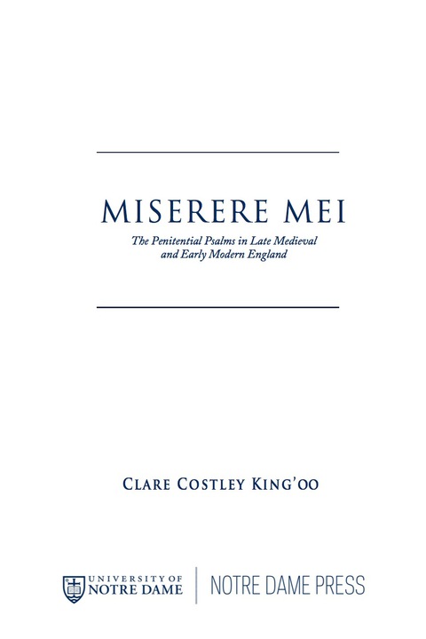 Cover image for book Miserere Mei
