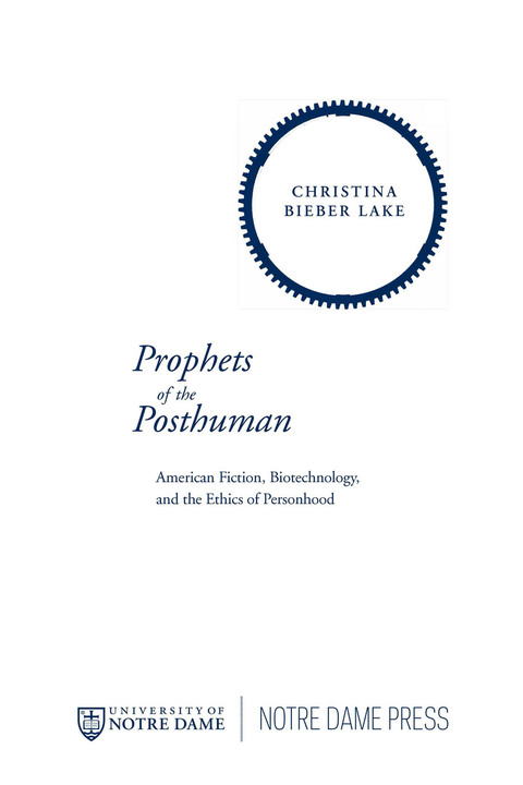 Cover image for book Prophets of the Posthuman