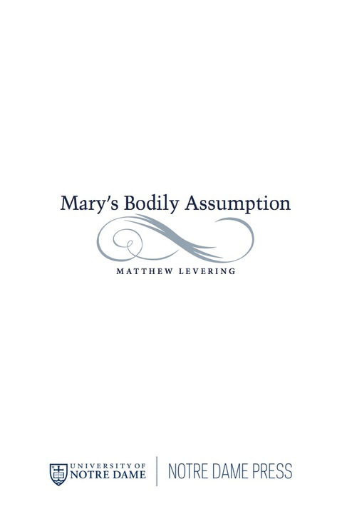 Cover image for book Mary's Bodily Assumption