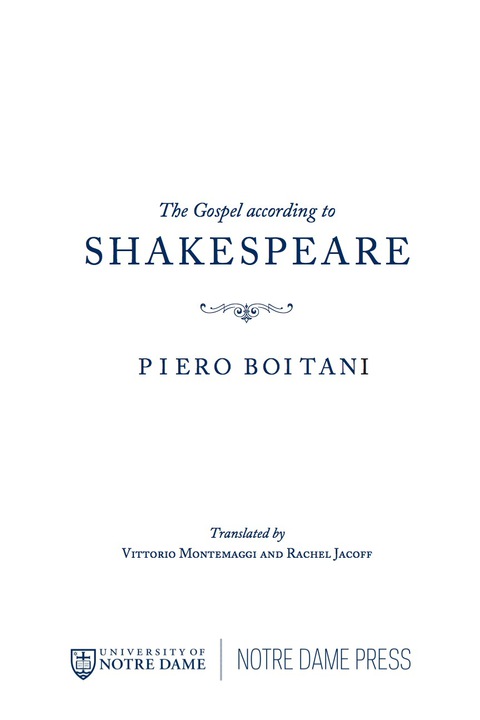 Cover image for book The Gospel according to Shakespeare