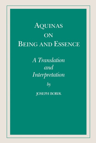 Aquinas on Being and Essence