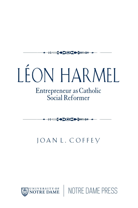 Cover image for book Léon Harmel