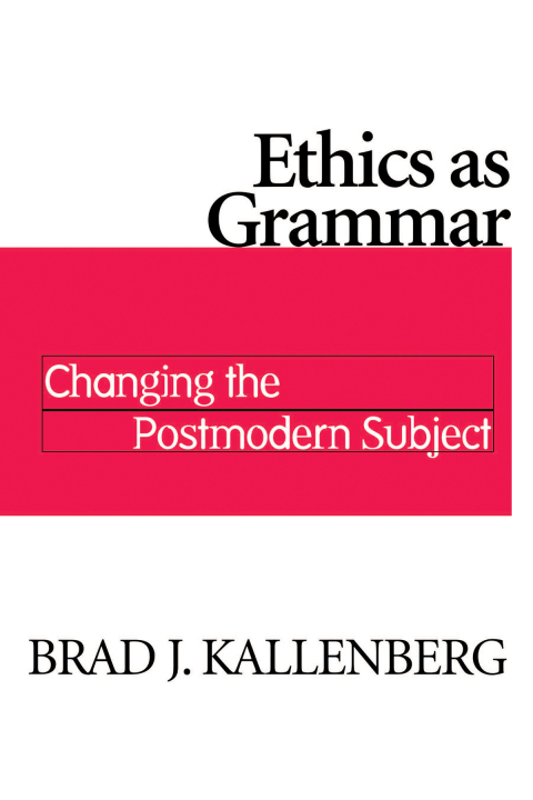 Cover image for book Ethics as Grammar